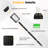 Solar Garden Lights IP65 Waterproof Warm White Pathway Landscape Lights（Set of 12）