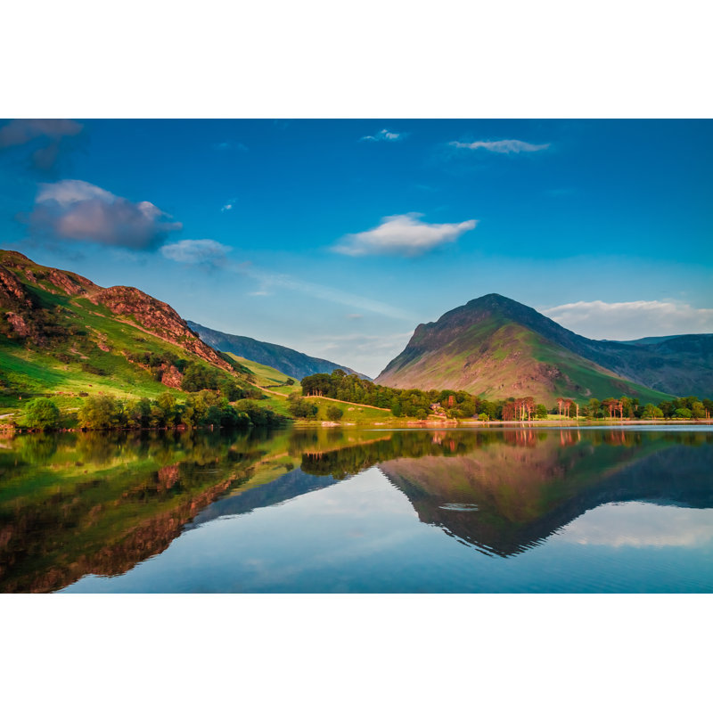 District Lake - Wrapped Canvas Print, 20cm H x 30cm W x 3.8cm D