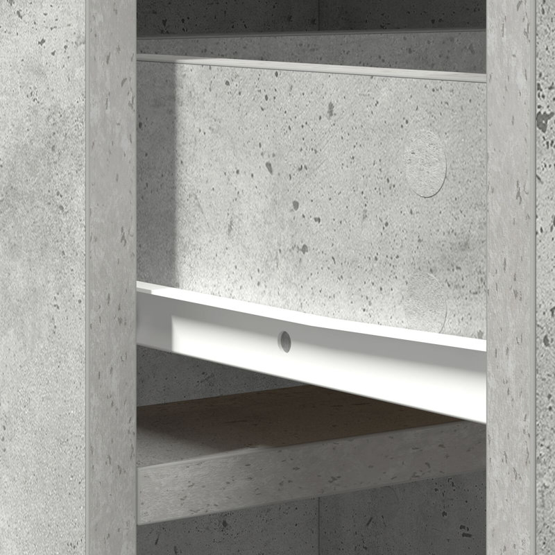 40cm Sideboard, Concrete Grey