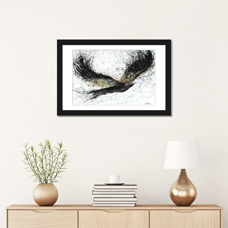 « the western mile », art textuel sur toile, H 18 po x l 26 po x P 1,5 po, Toile avec cadre noir, Pas de tapis