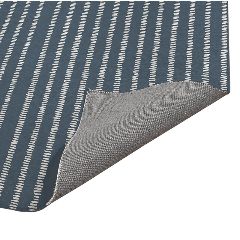 Paillasson Scatter Row, Bleu, 60" W x 84" L