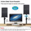 Set Of 2 Desktop Clamp Speaker Stands Short Studio Monitor Stands Height Adjustable