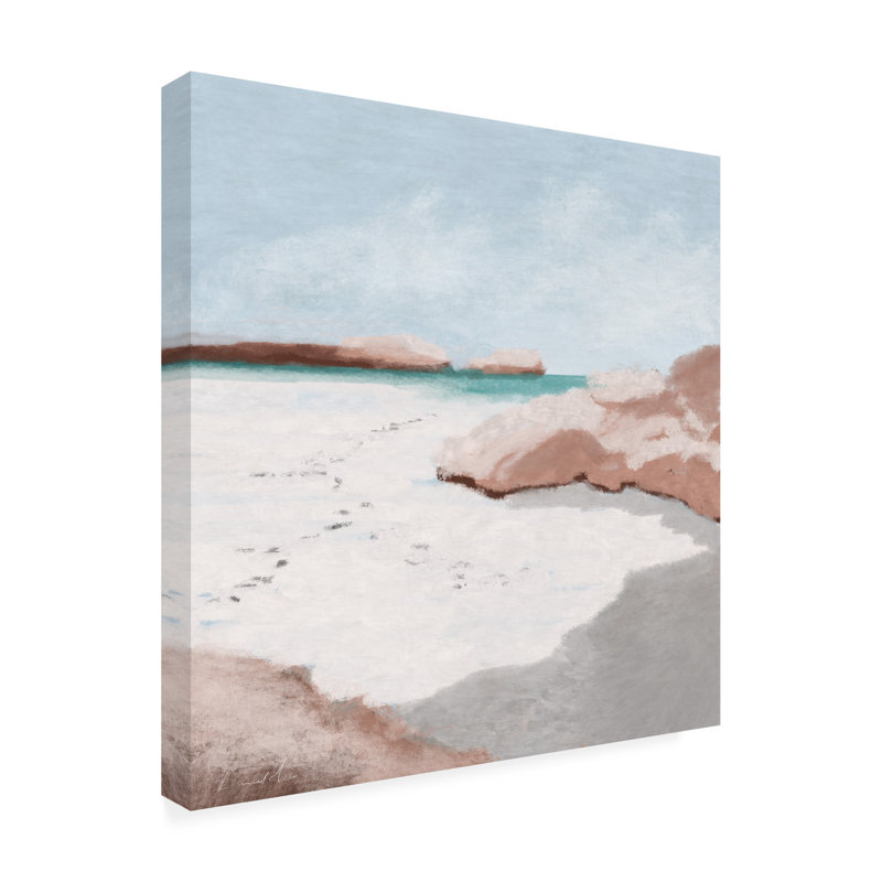 Art sur toile Dan Hobjour Litore, H 14 po x l 14 po