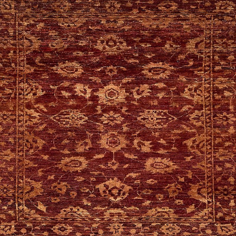 Abstract Indoor Rug, Square 5'
