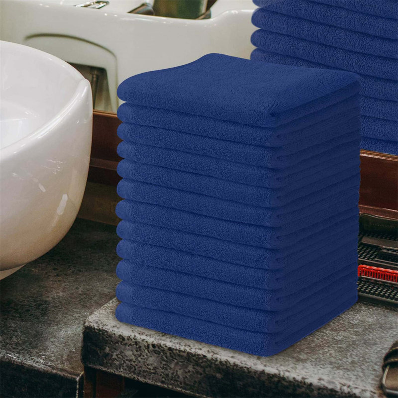 100% Cotton Fingertip Towel, Blue