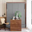 Lit escamotable avec bureau escamotable Murphy-1444920378