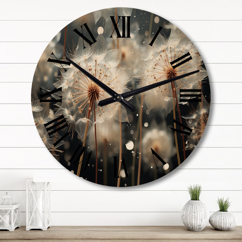 Horloge murale surdimensionnée blanche, Grand