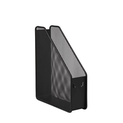 Porte-revues en métal, noir, un compartiment