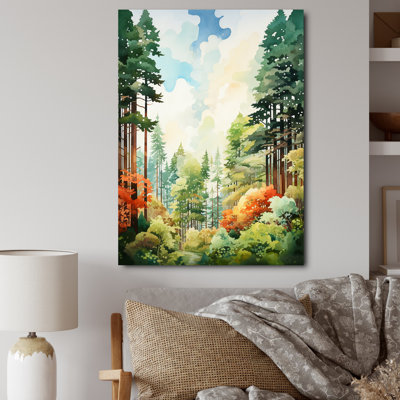 Redwood Shimmering Tree Heights II - Landscape & Nature Canvas Prints -  Red Barrel Studio®, B637978B3D5440C99627E44551C3948D