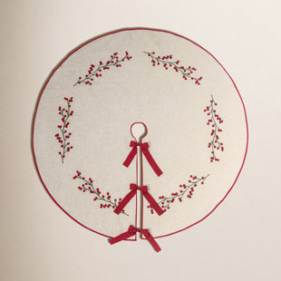 Embroidered Tree Skirt