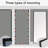 70" x 31" Full Length mirror black  Aluminum Alloy Frame, leaning or Wall Mounted, High Definition, Shatter-Proof, Ideal for Bedroom, Living Room, Corridor - Modern Home Decor
