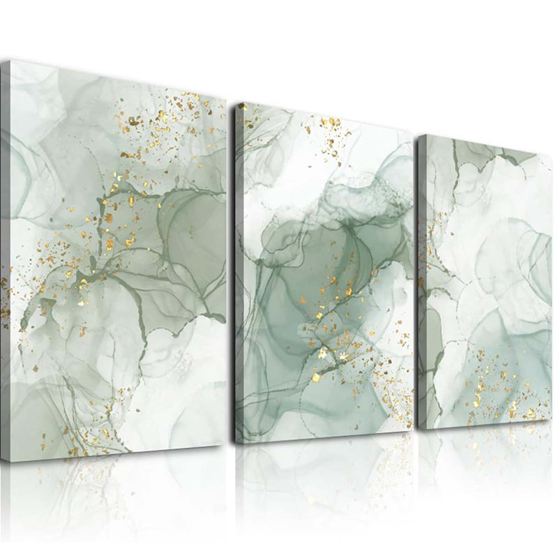 3 Piece Wrapped Canvas Print, 40 cm H x 30 cm W
