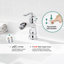 Single Hole Bathroom Faucet with Drain Assembly-62241198
