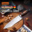 wuyi 15 Piece High Carbon Stainless Steel Knife Block Set