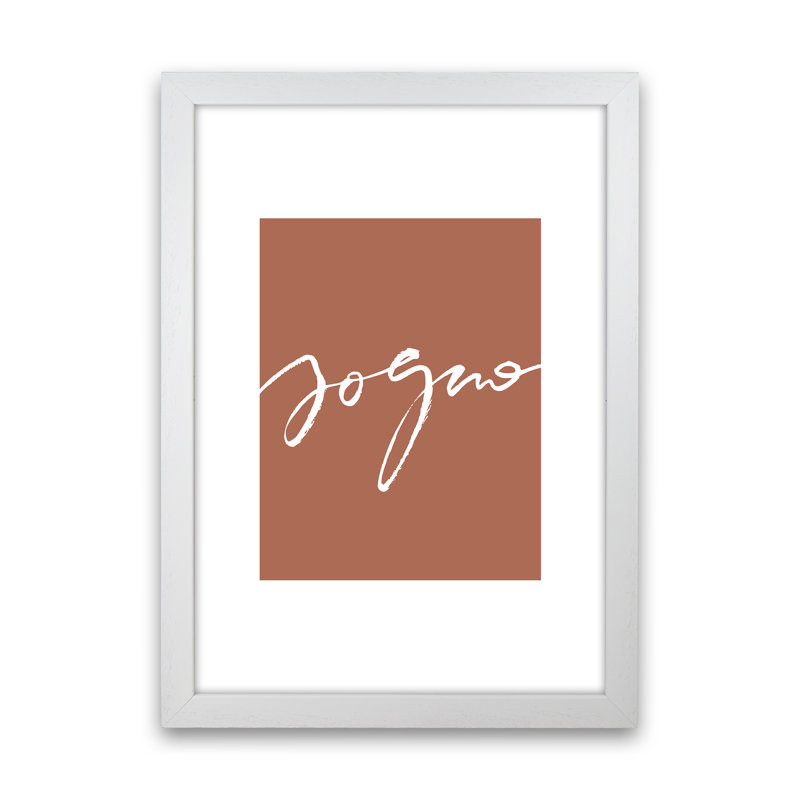 Sogno - Print, 46cm H x 34cm W x 3cm D, White Frame