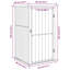 Aliaksej  Garden Tool Shed Grey 88x89x161 cm Galvanised Steel-1818475277