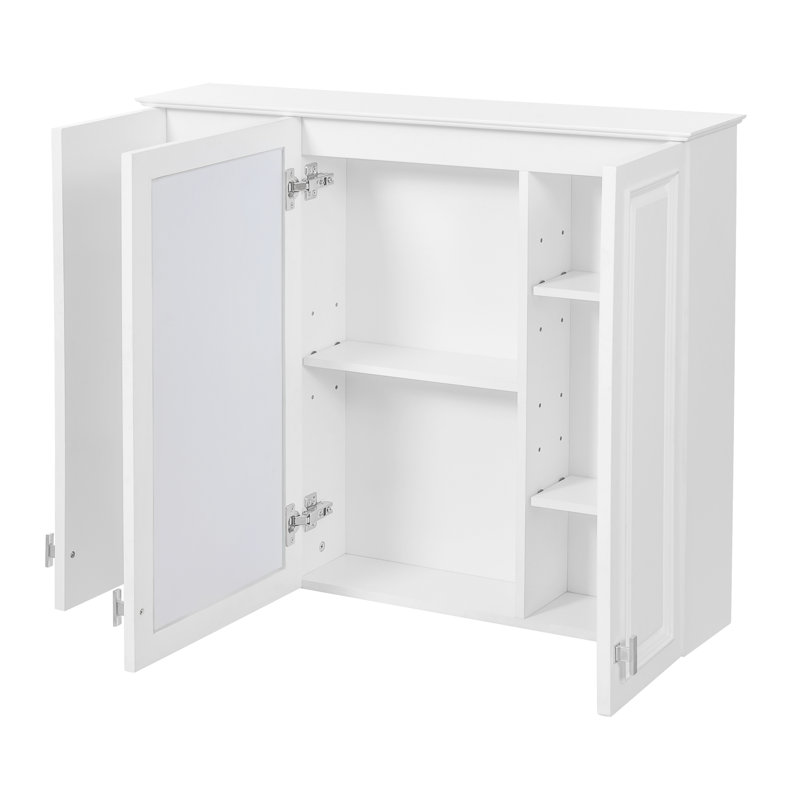 Armoire à pharmacie murale avec 5 tablettes réglables