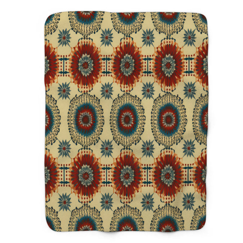 Couverture hippie 1 pièce, Lit simple