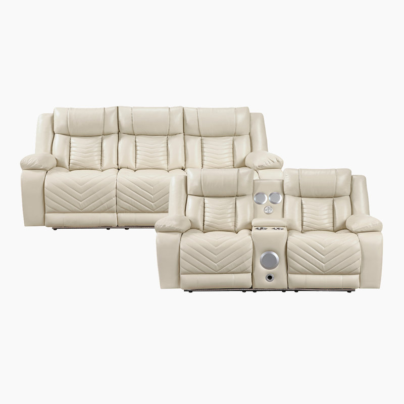 Ensemble de salon 2 pièces Marlow, Beige