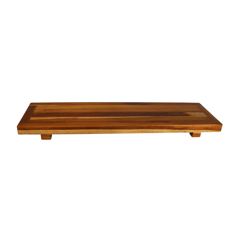 Eleganto Free-Standing Teak Bath Caddy