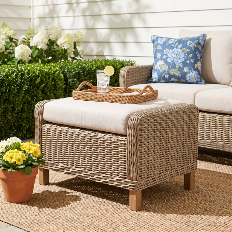 Kells Ottoman with Sunbrella® Cushion