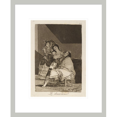 Le descana. (Elle le moque de lui.) Par Francisco de Goya - Impression sur toile
