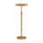 Morven Antique Brass Adjustable Height Accent Table