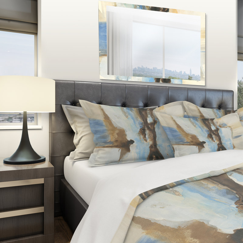 River Run I - Ensemble de housse de couette moderne et contemporain - Microfibre de polyester