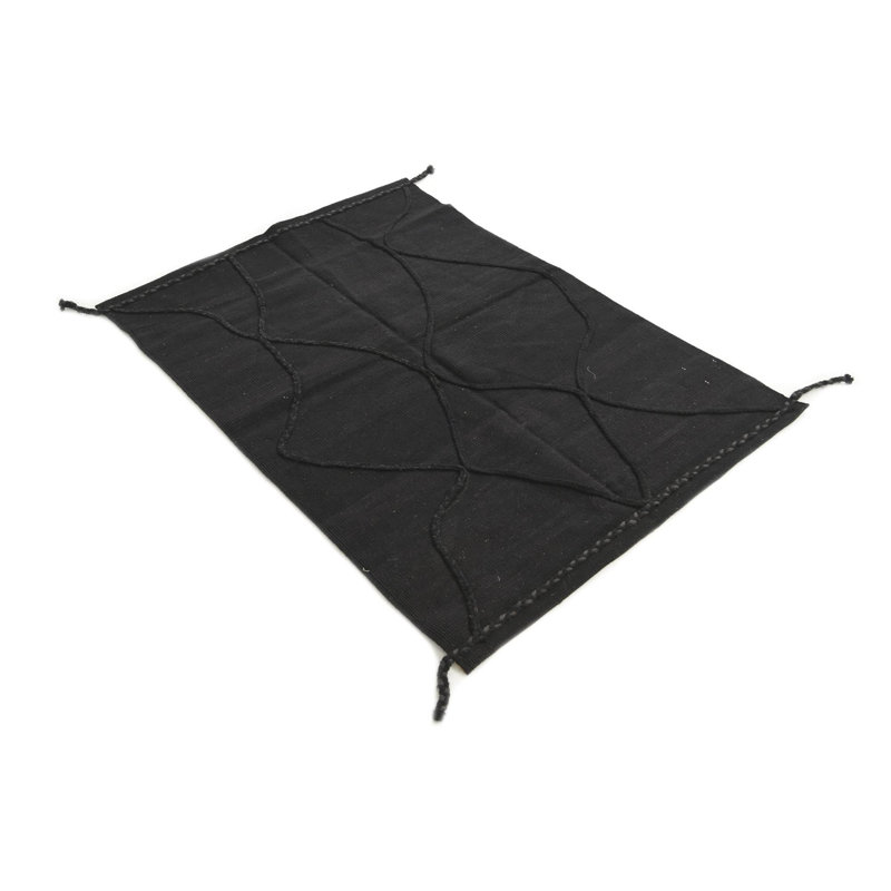 Tapis brun foncé 3 pi 5 po x 5 pi Phillippi