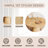 Finnerty Circular Dining Table with Wooden Base-110480662-111786370