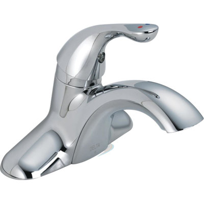 Robinet de bain central à avec drain déroulant moins