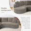 Canapé modulaire en velours côtelé Boneless-102989566-102989563