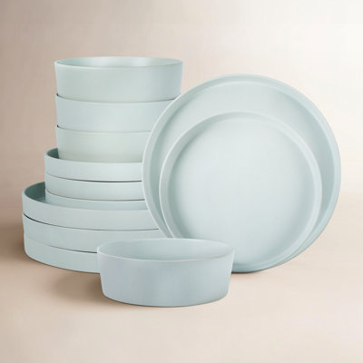 MODAN Piece Stoneware Dinnerware Set - Service for 4
