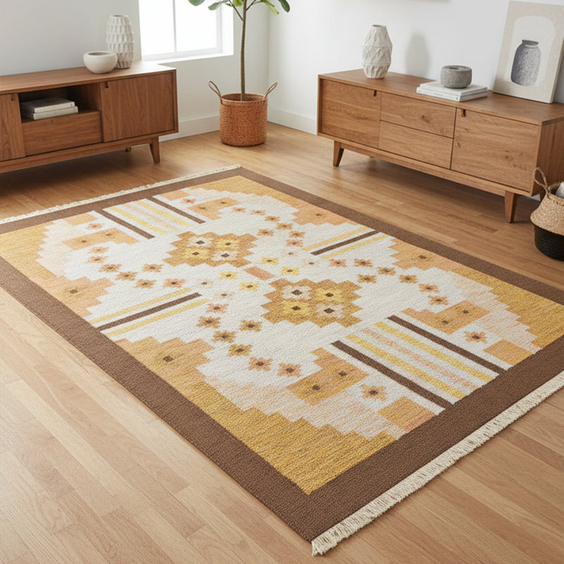 Tapis mosaïque 5 pi x 8 pi Harvest