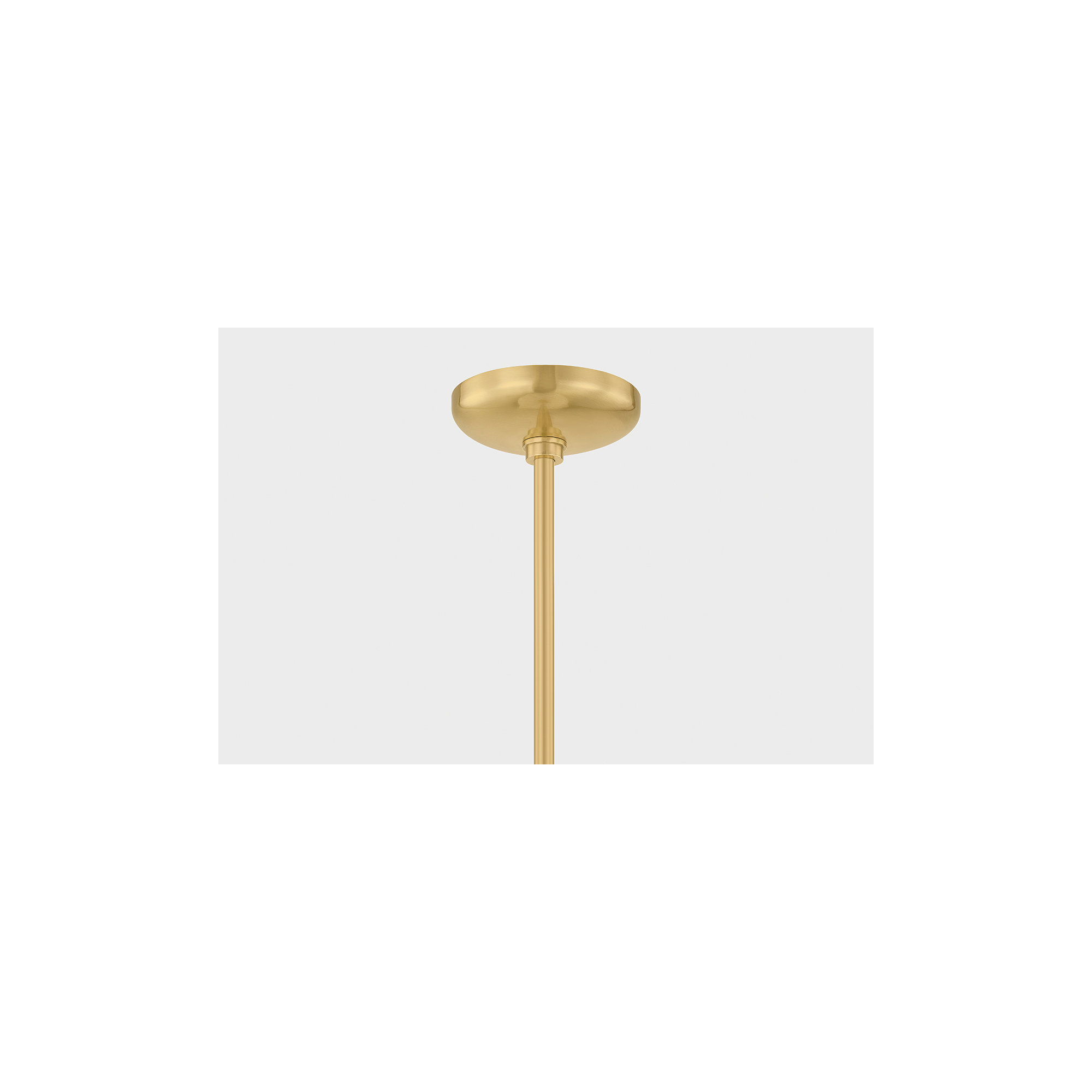 Auburndale Pendant in Aged Brass, Brass
