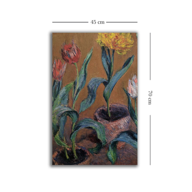 Claude Monet - peinture sur toile tendue