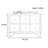 Three-Door Entryway Accent Cabinet Sideboard