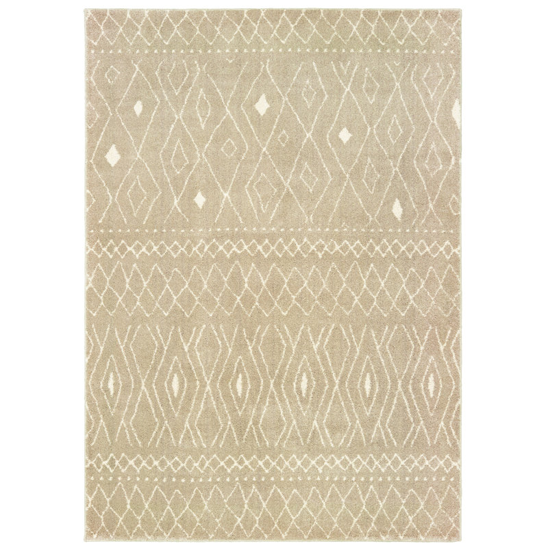 Tapis sable / ivoire Copley, Rectangle 2 pi x 3 pi