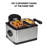 Kenmore 1700W 4 Liter Electric Deep Fryer & 3 Frying Baskets with Adjustable Temperature & Timer 