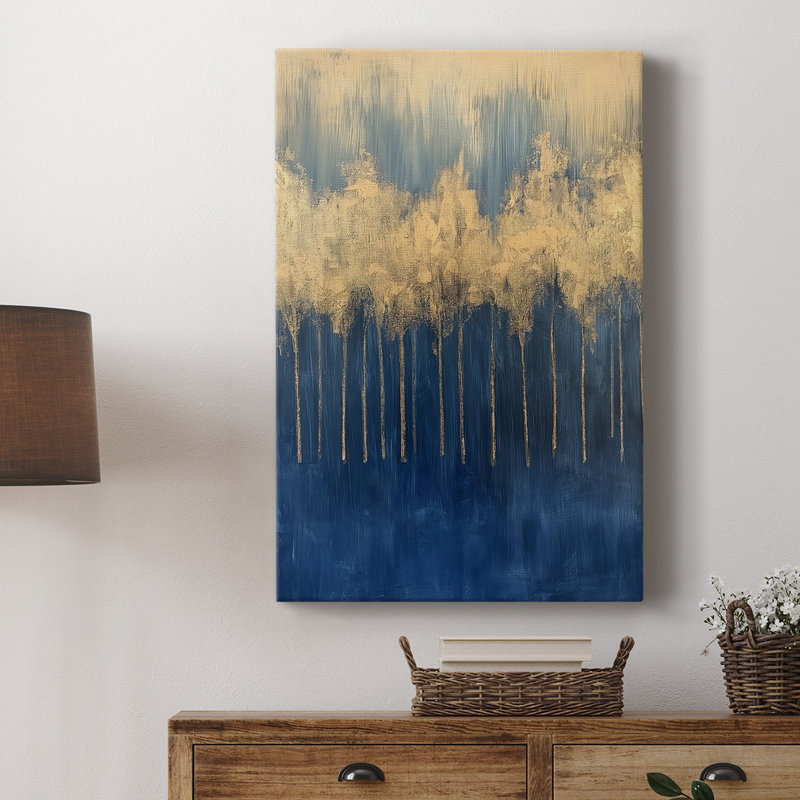 Série ABSTRACT II - Toile tendue avec châssis Premium - Prêt à être accroché, H 18 po x l 12 po