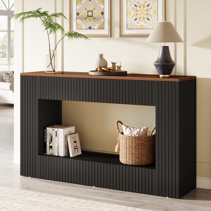 355.6cm Console Table, Black