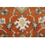 Tapis de couloir oriental géométrique en laine Heriz noué à la main 3 x 8