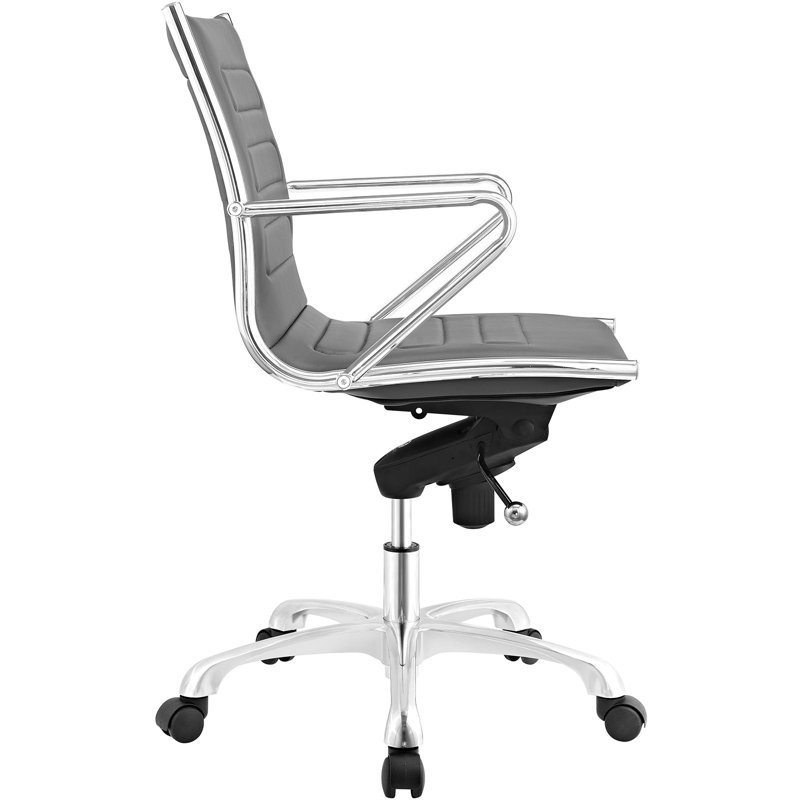 Chaise de bureau Modway, gris