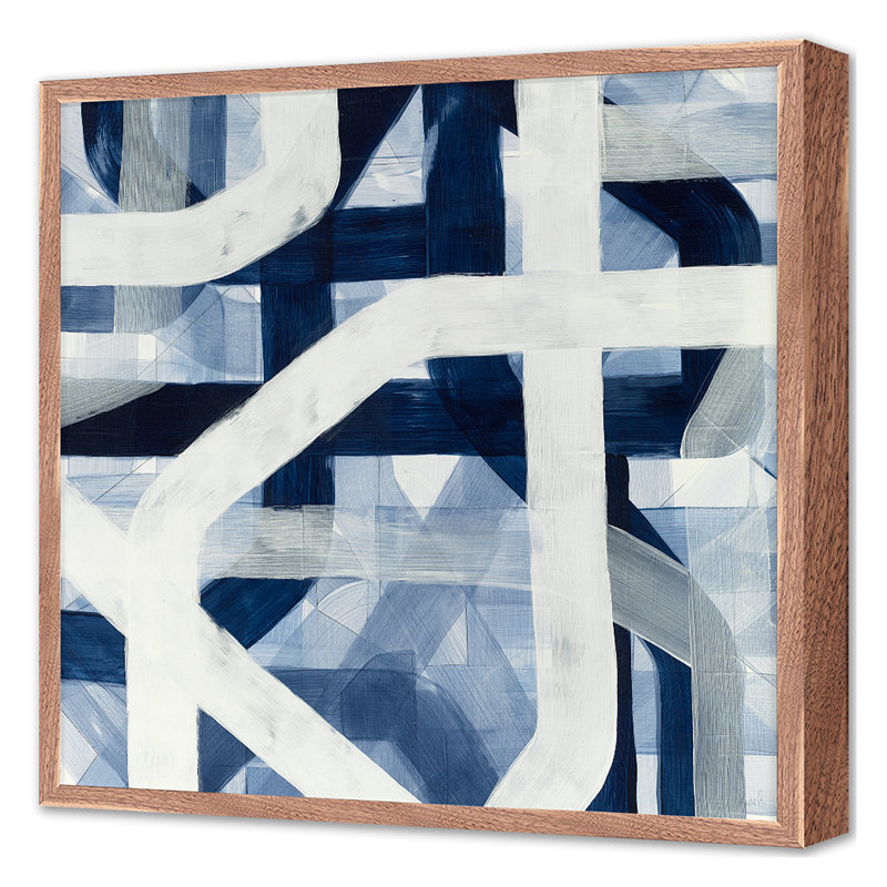Transit 3 Print by Goderwis, Kyle, 24'' H x 24'' W, Walnut Single Picture Framed