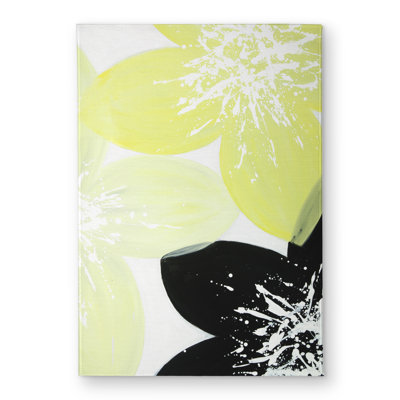 Yellow Flowers with White Center - Indoor Outdoor Door Mat