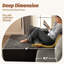 Modular Sofa for Living Room, L-Shaped Left Chaise, 272cm Foam Sofa System for Living Room, Corduroy,-126450380-126450381
