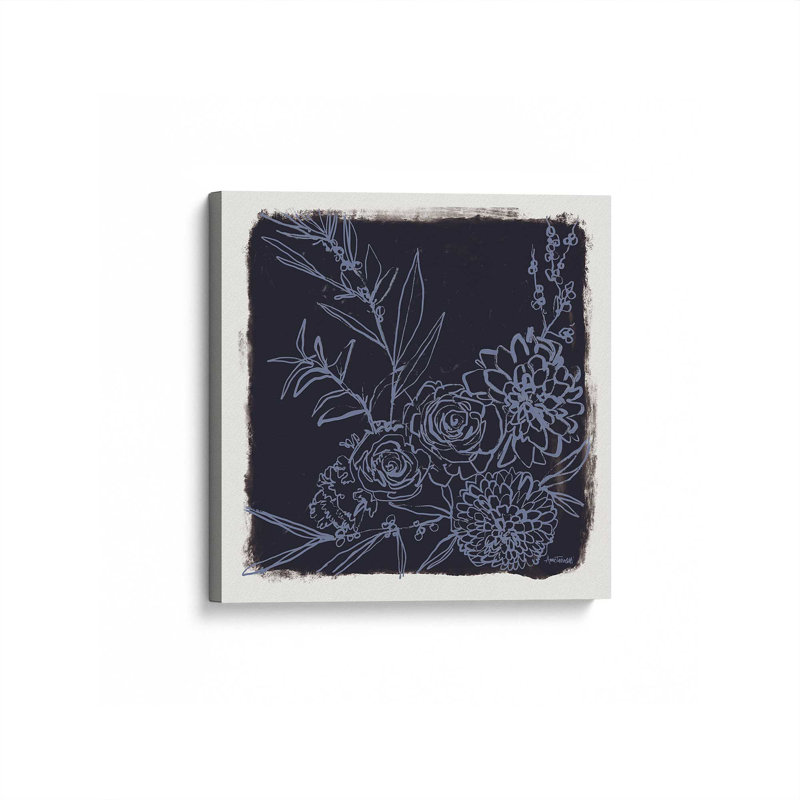 «Flower Bundle Dark» par Anne Tavoletti, reproduction d'art sur toile, Toile tendue, Ne s’applique pas, H 30 po x l 30 po