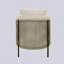 Chaise d'appoint avec extérieur en corde-501712472