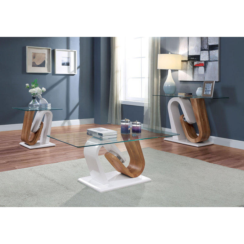 Tolzmann Glass Top Single Coffee Table
