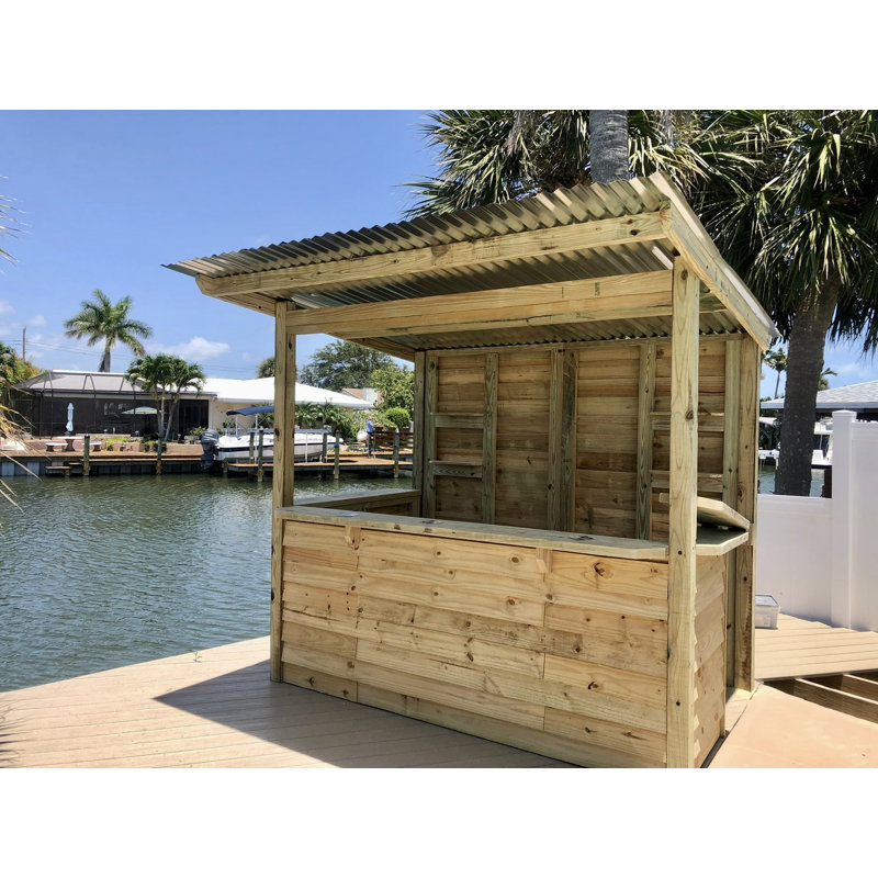 Bar de jardin 8 pi x 5 pi - livré et assemblé pour vous